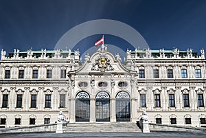 Belvedere Castle in Vienna