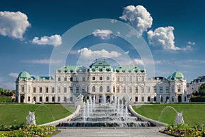 Belvedere Castle in Vienna