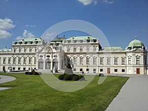 Belvedere castle in Vienna / Austria