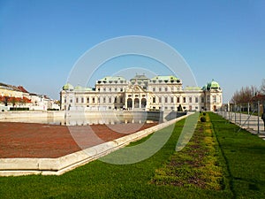 Belvedere Castle in Vienna