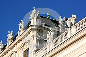 Belvedere castle in Wien, Austria