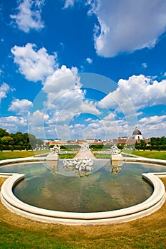 Belvedere a palace complex in Vienna