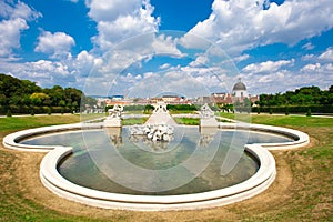 Belvedere a palace complex in Vienna