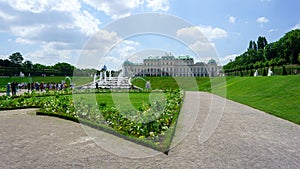 Belvedere palace and garden
