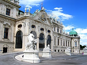 Belvedere palace in Vienna