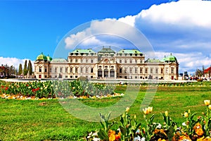 Belvedere palace, Vienna photo