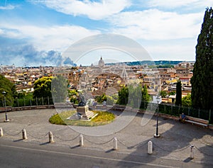 Belvedere, Pincian Hill, Rome, Italy