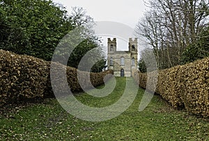 Belvedere Tower, Claremont Landscape Garden, Esher, UK photo