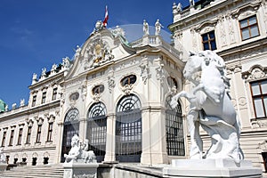 Belvedere in Vienna, Austria