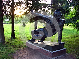 Memorial complex dedicated to partisans struggle with Nazis near Bryansk, Russia