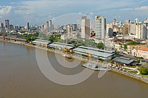 BelÃÂ©m do ParÃÂ¡ skyline and EstaÃÂ§ÃÂ£o das Docas photo