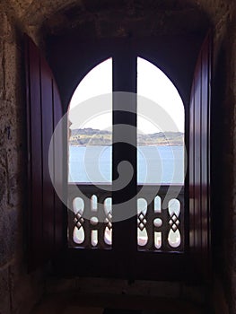 BelÃ©m Tower, or the `Tower of St Vincent`- window