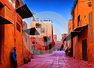 Ben Guerir, Marrakech-Safi, Morocco. Generative AI. photo