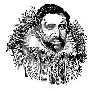 Ben Jonson, vintage illustration