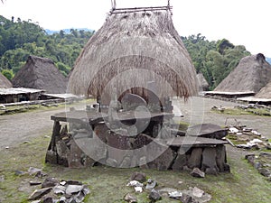 Bena Megalithic Traditional House Bajawa photo