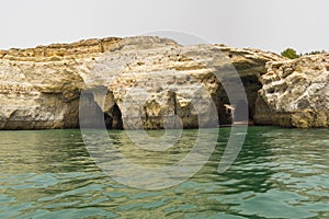 Benagil beach caves, Algarve, Portugal photo