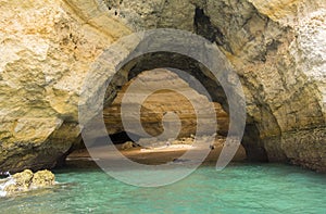 Benagil beach caves, Algarve, Portugal photo