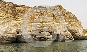 Benagil beach caves, Algarve, Portugal photo