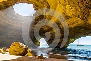 Benagil cave. Algarve coast. Portugal photo