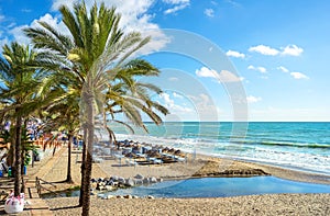 Benalmadena beach. Malaga, Andalusia, Spain photo