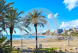 Benalmadena beach. Malaga, Andalusia, Spain photo