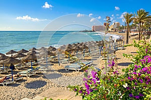 Benalmadena beach, Malaga province, Andalusia, Spain