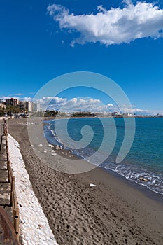 Benalmadena beach Spain south of Carihuela and Torremolinas photo