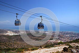 Benalmadena cable car photo