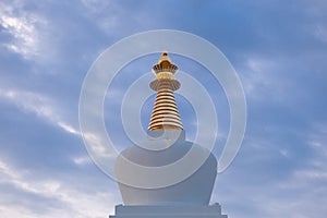 Benalmadena estupa tower photo