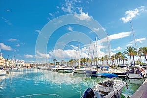 Benalmadena marina. Costa del Sol, Malaga province, Andalusia, S