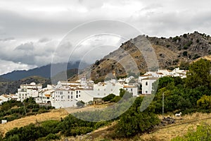 Benaocaz, white village in the province of Cadiz, Andalusia, Spain photo