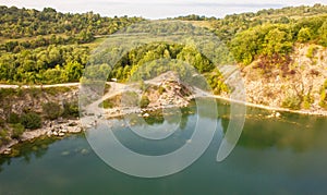 Benatina Lake Also Called Small Croatia Lokated in Benatina Village, Slovakia