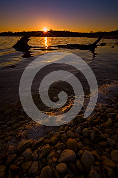 Benbrook Lake Sunset