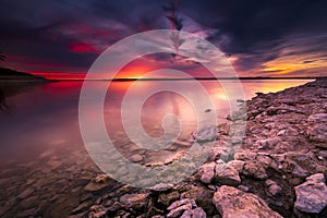 Benbrook Lake Sunset