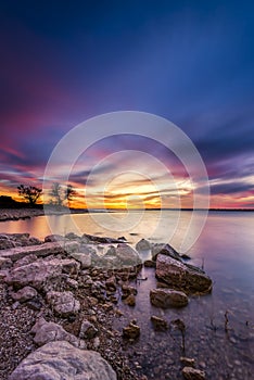 Benbrook Lake Sunset