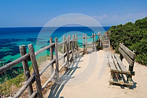 Bench at the beach