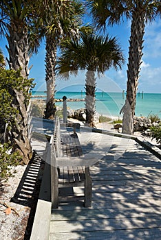 Bench on Boardwalk