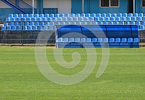 Bench for football reserves