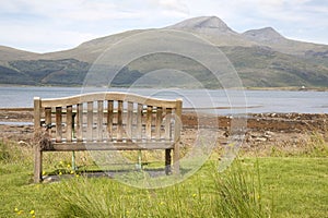 Bench on Landscape, Isle of Mull