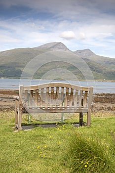 Bench on Landscape, Isle of Mull