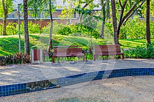 Bench in the local park