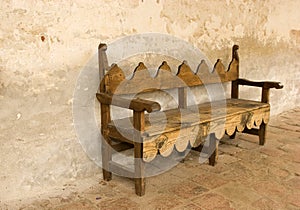 Bench at Mission San Juan Capi