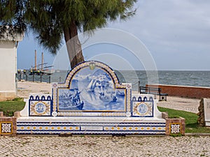 Bench in Olhao