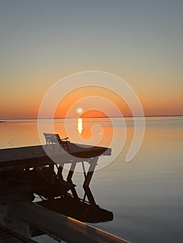 Sunrise on the river