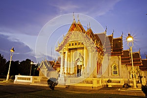 Benchamabophit temple of Bangkok Thailand