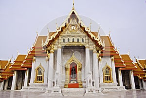 Benchamabophit temple of Bangkok Thailand