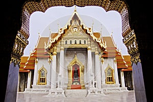 Benchamabophit temple of Bangkok Thailand
