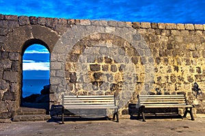 Benches in CefalÃ¹
