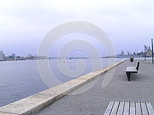 Benches at Copenhagen Harbour