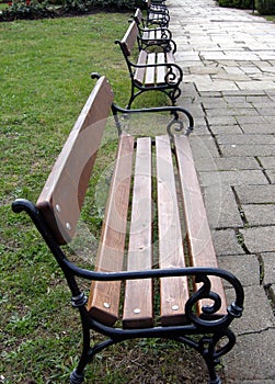 Benches in Park